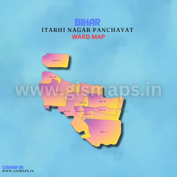 Itarhi Nagar Panchayat Ward Map